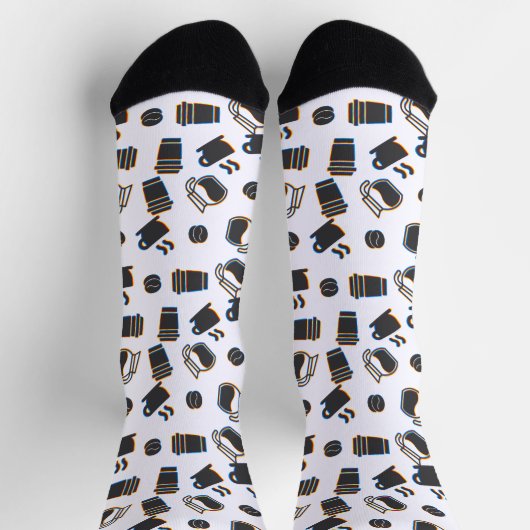 Kaffeemaschine Socken (Oben)