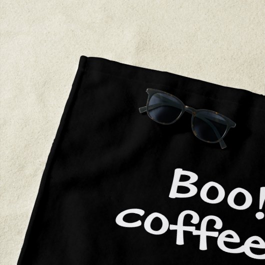 Kaffeemaschine Strandtuch (Beispiel)