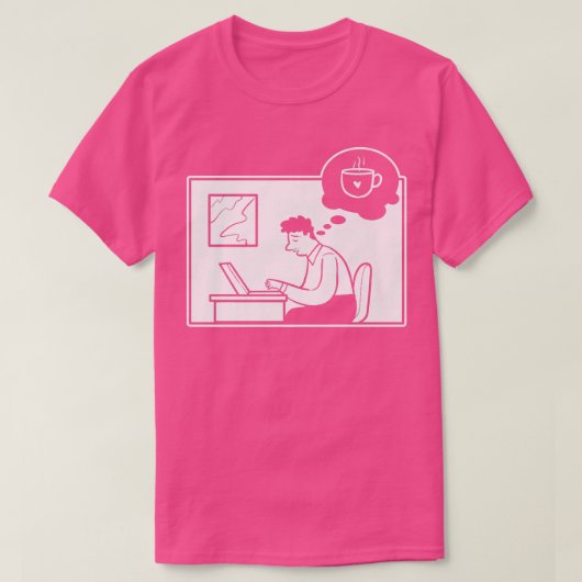 Kaffeemaschine T-Shirt (Design vorne)