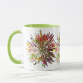 Kaffeemaschine - Tasse aus weißgestrichenen Spinne (Links)