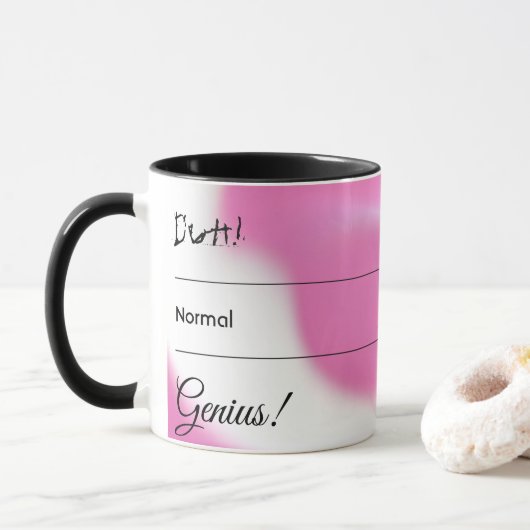 Kaffeemaschine Tasse mit Funny Message (Mit Donut)