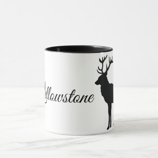 Kaffeemaschine Tasse-Yellowstone-Elch Tasse (Zentrum)