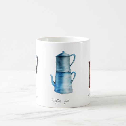 Kaffeemaschine, Topf und Perkolator Kaffeetasse (Mittel)