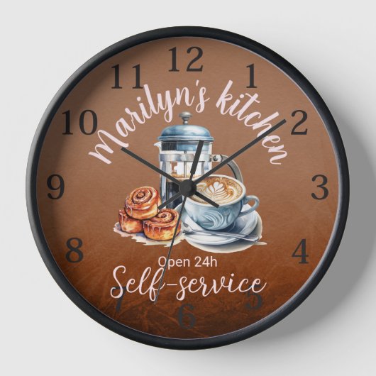 Kaffeemaschine Uhr (Vorderseite)