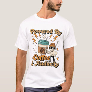 Kaffeemaschine und Autokapazität - Funny Cartoon C T-Shirt