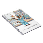 Kaffeemaschine und IHRER EIGENEN TEXT Notizblock (Rechte Seite)