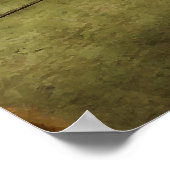 Kaffeemaschine und Zucker Poster (Ecke)