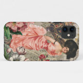 Kaffeemaschine Viktorianische Frau Rosa Klasse Case-Mate iPhone Hülle (Rückseite (Horizontal))