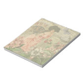 Kaffeemaschine Viktorianische Frau Rosa Klasse Notizblock (Rotiert)