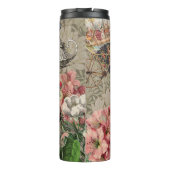 Kaffeemaschine Viktorianische Frau Rosa Klasse Thermosbecher (Rückseite)