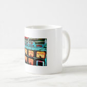 Kaffeemaschine Vintager Motorentester Kaffeetasse (VorderseiteRechts)