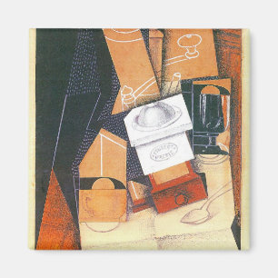 Kaffeemaschine von Juan Gris, Vintage kubistische Magnet