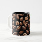 Kaffeemaschine Zweifarbige Tasse (Vorderseite Links)