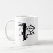 Kaffeemaschinenarbeiter Funny Mug Kaffeetasse (Links)