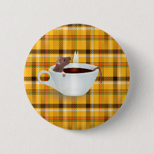 Kaffeemaulwurf Button