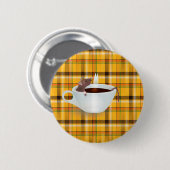 Kaffeemaulwurf Button (Vorne & Hinten)