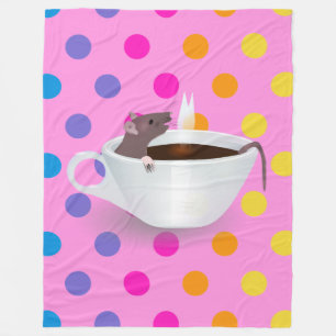 Kaffeemaus Fleecedecke