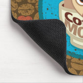 Kaffeemaus Mousepad (Ecke)