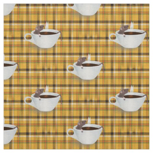 Kaffeemäuse Stoff (Muster)