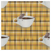 Kaffeemäuse Stoff (Nahaufnahme)