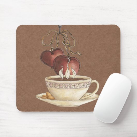 KaffeeMausunterlage Mousepad (Mit Mouse)