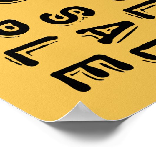 Kaffeemenschen und traurige Leute witzige Poster-Z Poster (Ecke)