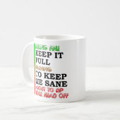 Kaffeemesser Funny Mug Kaffeetasse (Vorderseite Links)