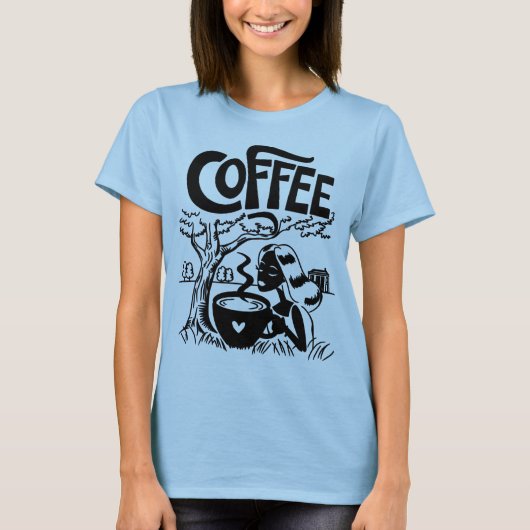 Kaffeemödchen T-Shirt (Vorderseite)