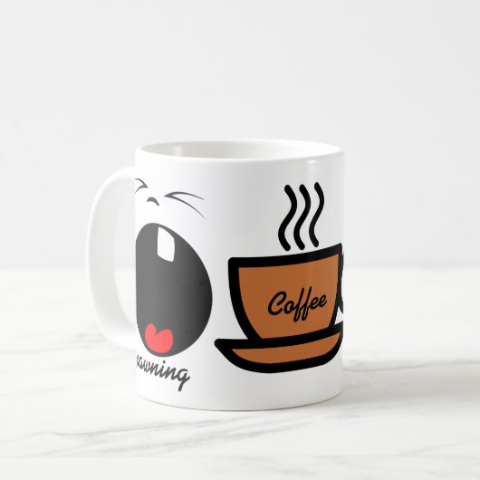 Kaffeemoji Kaffeetasse (Vorderseite Links)