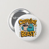 Kaffeemonster Button (Vorne & Hinten)