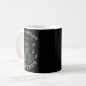 Kaffeemonster, das einfach nur versuchen muss, dur kaffeetasse (Vorderseite Links)