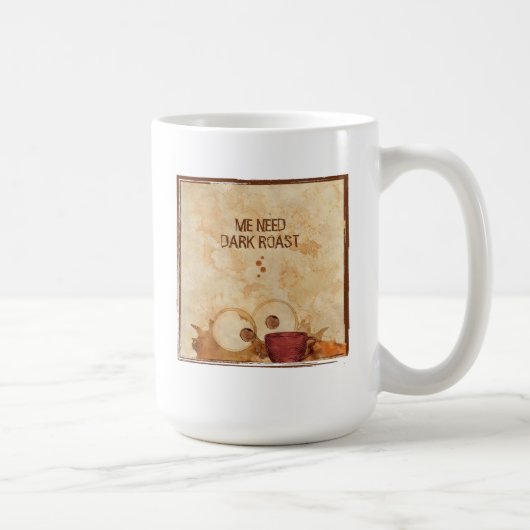 Kaffeemonster - Doppel-Kaffee-Tasse Kaffeetasse (Rechts)