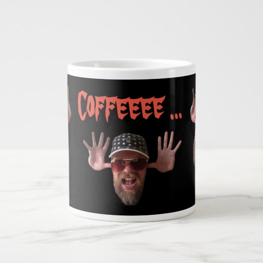 Kaffeemonster Jumbo-Tasse (Vorderseite)