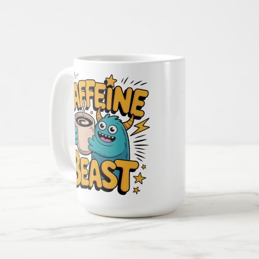Kaffeemonster Kaffeetasse (Vorderseite Links)