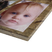 Kaffeemotivation 4 Foto braunes weißes Glas Schneidebrett (Ecke)