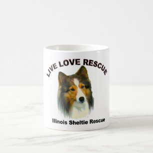 Kaffeemugs & Cups Live Liebe Rescue Kaffeetasse