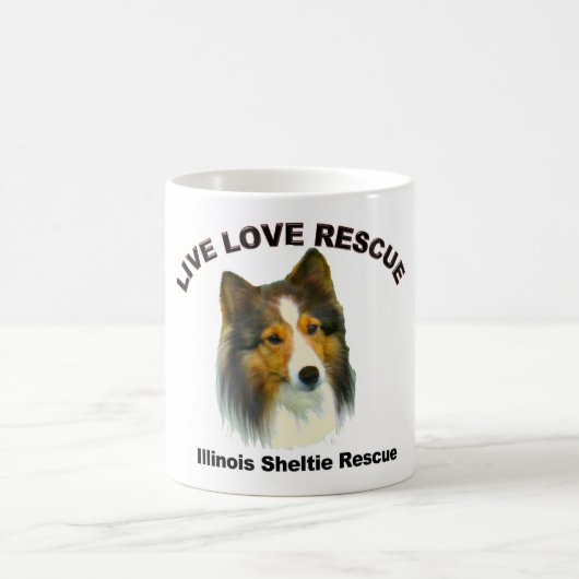 Kaffeemugs & Cups Live Liebe Rescue Kaffeetasse (Mittel)
