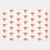 Kaffeemugs in Liebe Boho Art Geschenkpapier Set (Vorderseite 3)