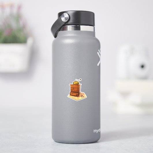 Kaffeemühle Aufkleber (HydroFlask)