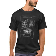 Kaffeemühle Blueprint im Vintage-Stil