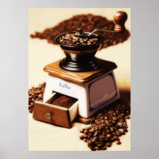 Kaffeemühle Küchenbild-Poster Poster (Vorne)