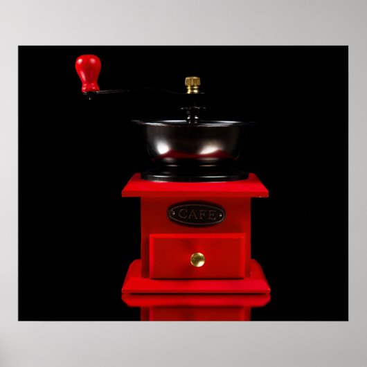 Kaffeemühle Poster (Vorne)