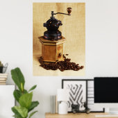 Kaffeemühle Poster (Heimbüro)