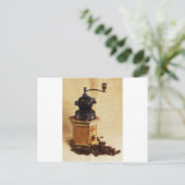 Kaffeemühle Postkarte (Stehend Vorderseite)