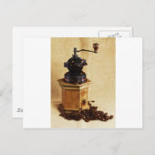 Kaffeemühle Postkarte (Vorne/Hinten)