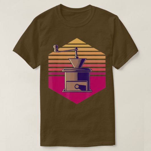 Kaffeemühle Vintag T-Shirt (Design vorne)