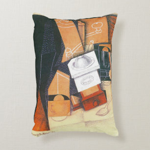 Kaffeemühle von Juan Gris, Vintage-Cubismus-Kunst Dekokissen