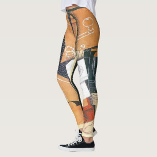 Kaffeemühle von Juan Gris, Vintage-Cubismus-Kunst Leggings