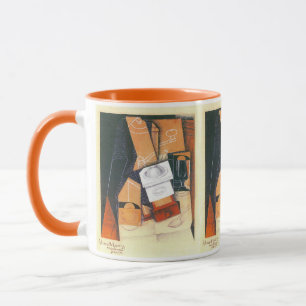 Kaffeemühle von Juan Gris, Vintage-Cubismus-Kunst Tasse