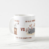 Kaffeemühle vs My Frenchie Kaffeetasse (Vorderseite Links)